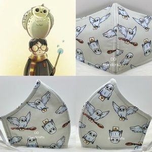 Hedwig Harry Potter's Owl adult face mask